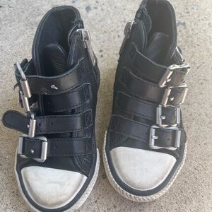 Ash Kids Black and White Sneakers